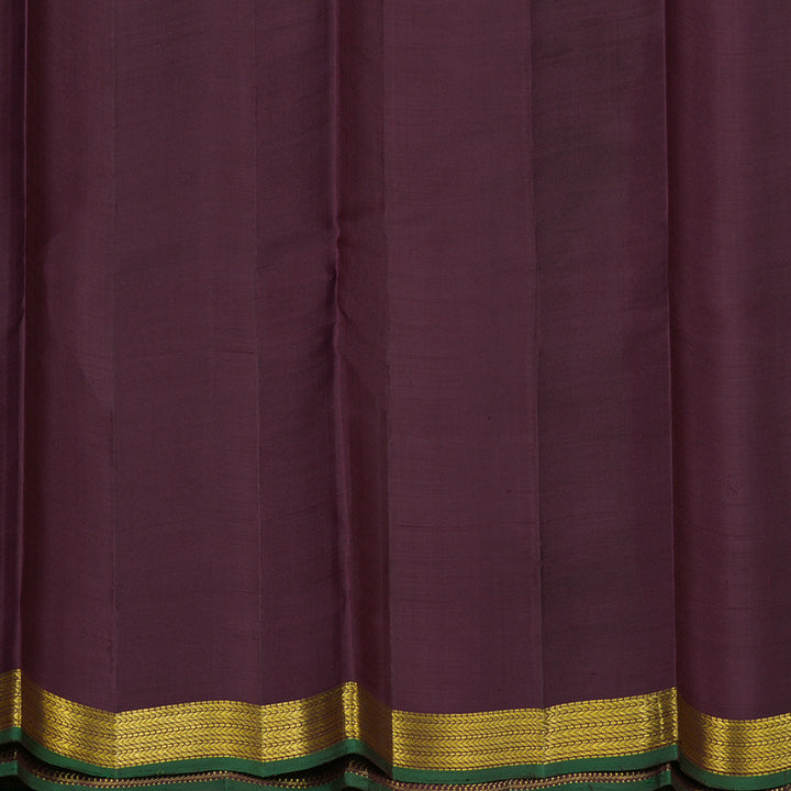 Hayagrivas Violet Pure Kanjivaram Silk Saree KSBE66L3-1