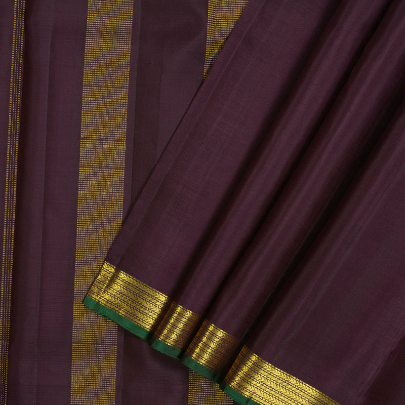 Hayagrivas Violet Pure Kanjivaram Silk Saree KSBE66L3-1