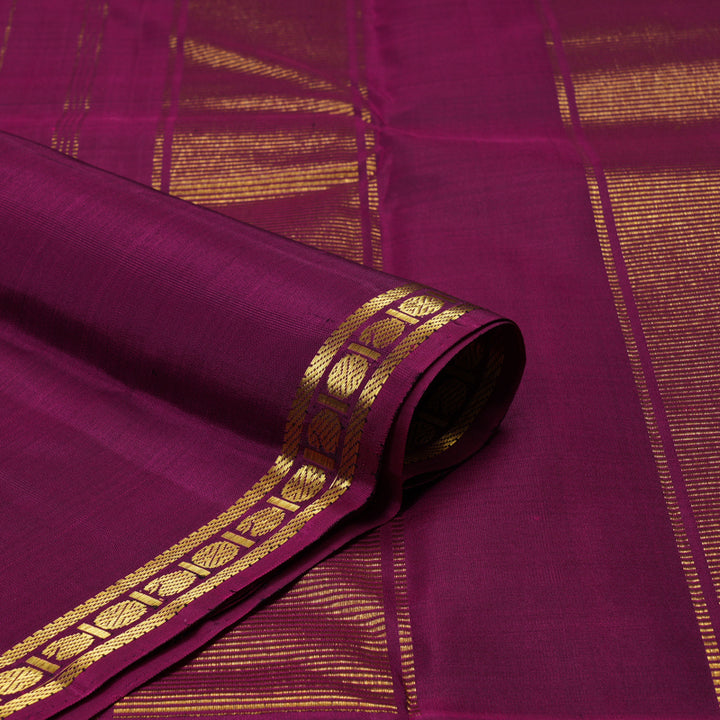 Hayagrivas Handloom Black Kanjivaram Silk Saree with Ganga Jamuna border KSBE66L8-1