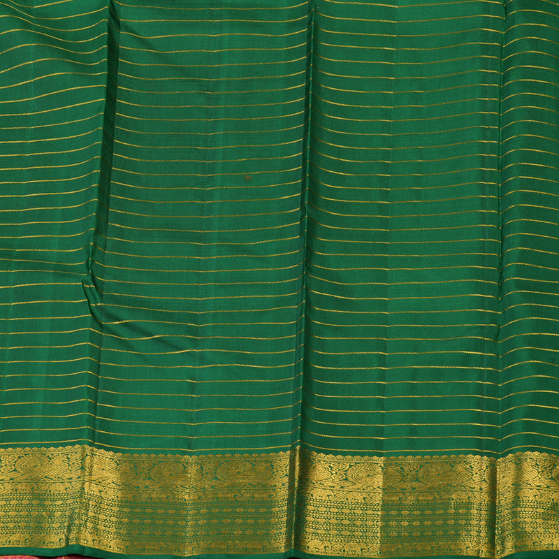 Hayagrivas Handloom Rani Pink Kanjivaram Silk Saree KSBE67L4-1