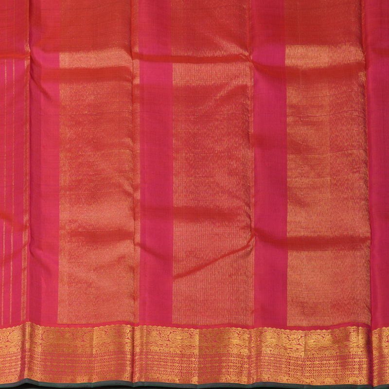 Hayagrivas Handloom Rani Pink Kanjivaram Silk Saree KSBE67L4-1