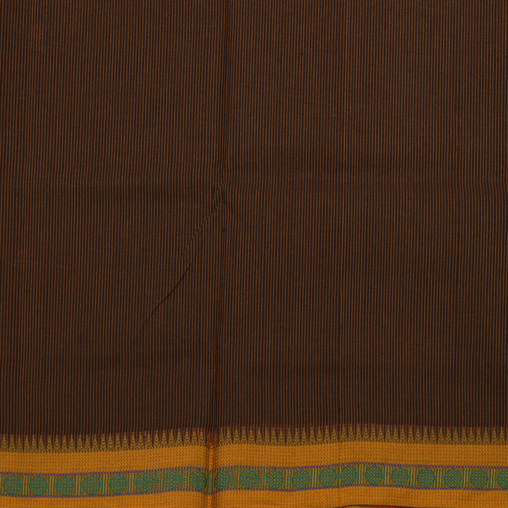 Hayagrivas Brown Pure Chettinad Cotton Saree KSBE6H10-4