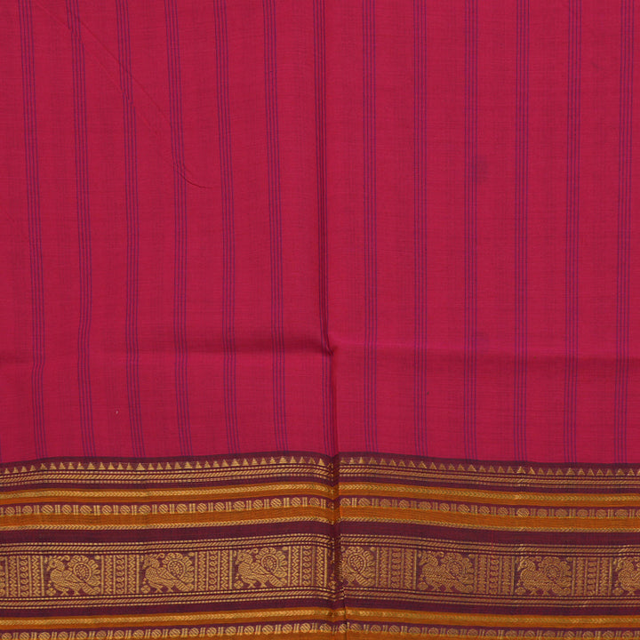 Hayagrivas Pink Pure Chettinad Cotton Saree KSBE6H12-1