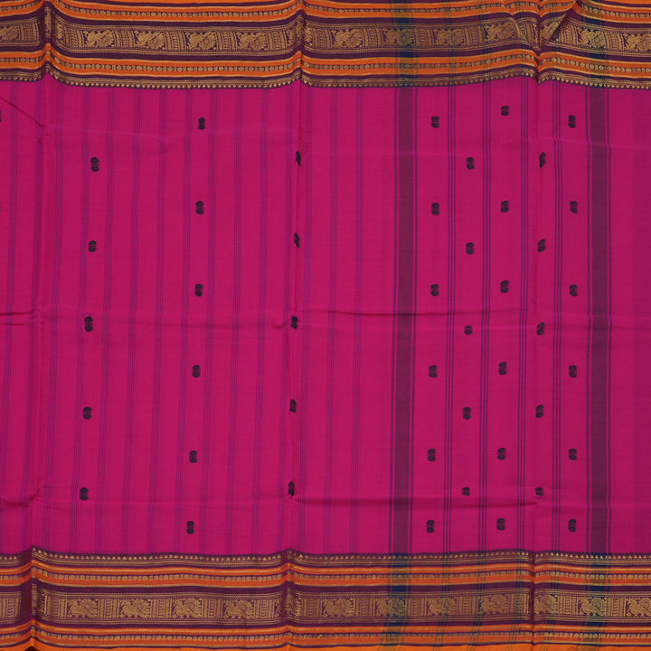 Hayagrivas Pink Pure Chettinad Cotton Saree KSBE6H12-3
