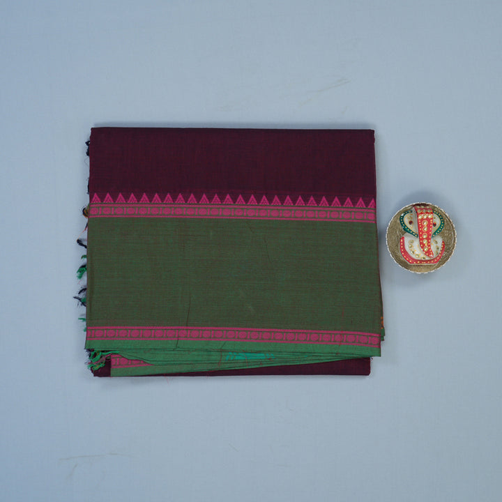 Hayagrivas Wine Pure Chettinad Cotton Saree KSBE6H15-3