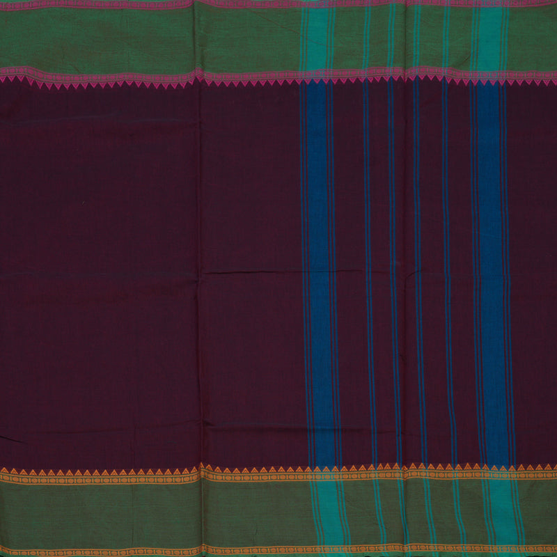 Hayagrivas Wine Pure Chettinad Cotton Saree KSBE6H15-3