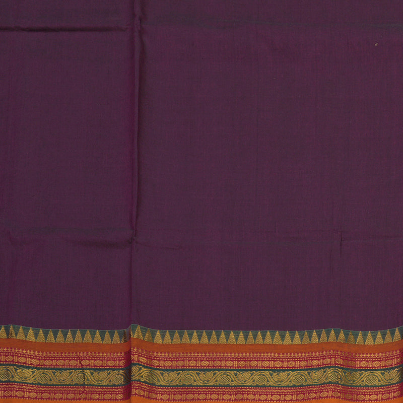 Hayagrivas Violet Pure Chettinad Cotton Saree KSBE6H18-1