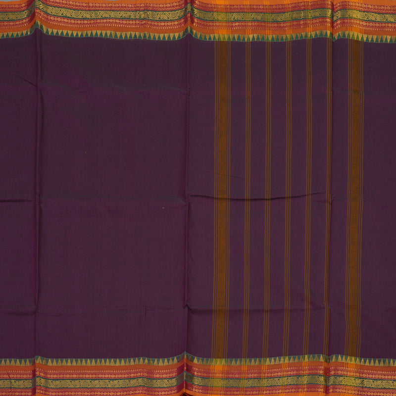 Hayagrivas Violet Pure Chettinad Cotton Saree KSBE6H18-1