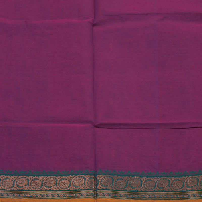 Hayagrivas Purple Pure Chettinad Cotton Saree KSBE6H2-3