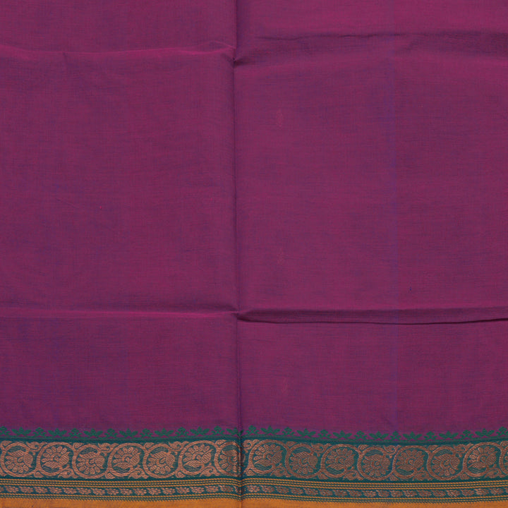 Hayagrivas Purple Pure Chettinad Cotton Saree KSBE6H2-3
