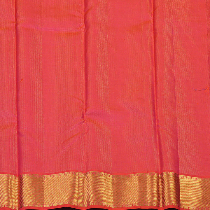 Hayagrivas Handloom MS Blue Kanjivaram Silk Saree KSBE76L7-2