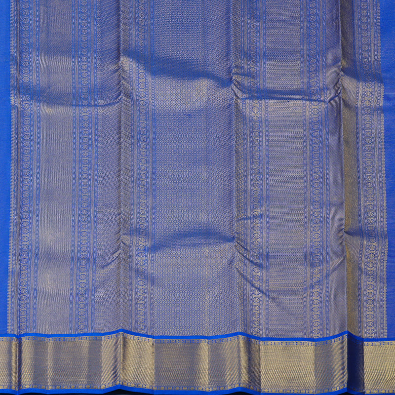 Hayagrivas Handloom MS Blue Kanjivaram Silk Saree KSBE76L7-2