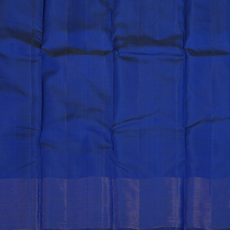 Hayagrivas Handloom Half-White Kanjivaram Silk Saree KSBE76L9-1
