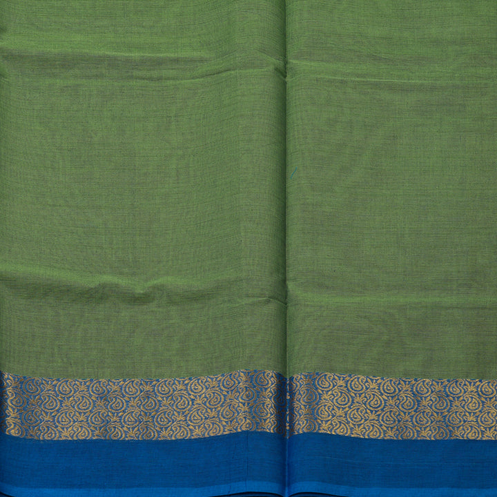 Hayagrivas Light Green Pure Chettinad Cotton Saree KSBE7H3-1