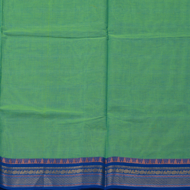 Hayagrivas Mint Green Pure Chettinad Cotton Saree KSBE7H4-2