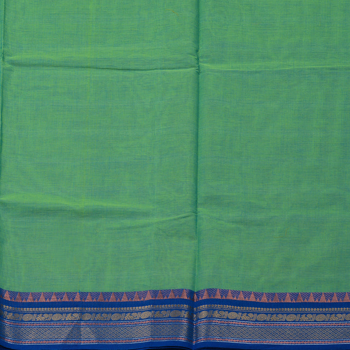Hayagrivas Mint Green Pure Chettinad Cotton Saree KSBE7H4-2