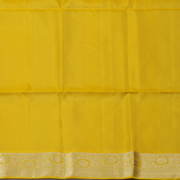 Hayagrivas Sampanga Yellow Handloom Soft Silk Saree KSBE84A14-1