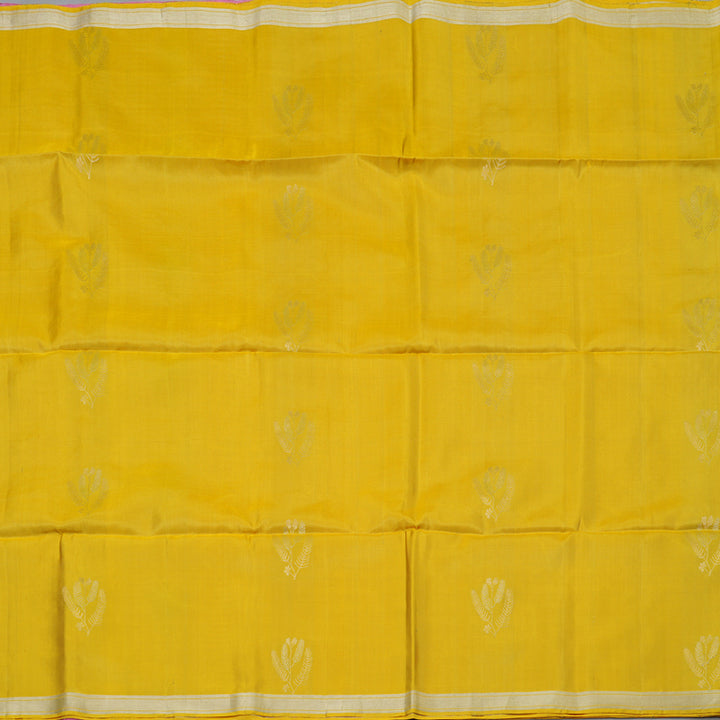 Hayagrivas Yellow Handloom Soft Silk Saree KSBE84A2-1