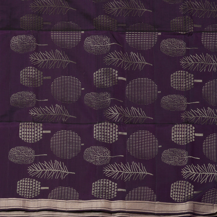 Hayagrivas Violet Handloom Soft Silk Saree KSBE84A5-1