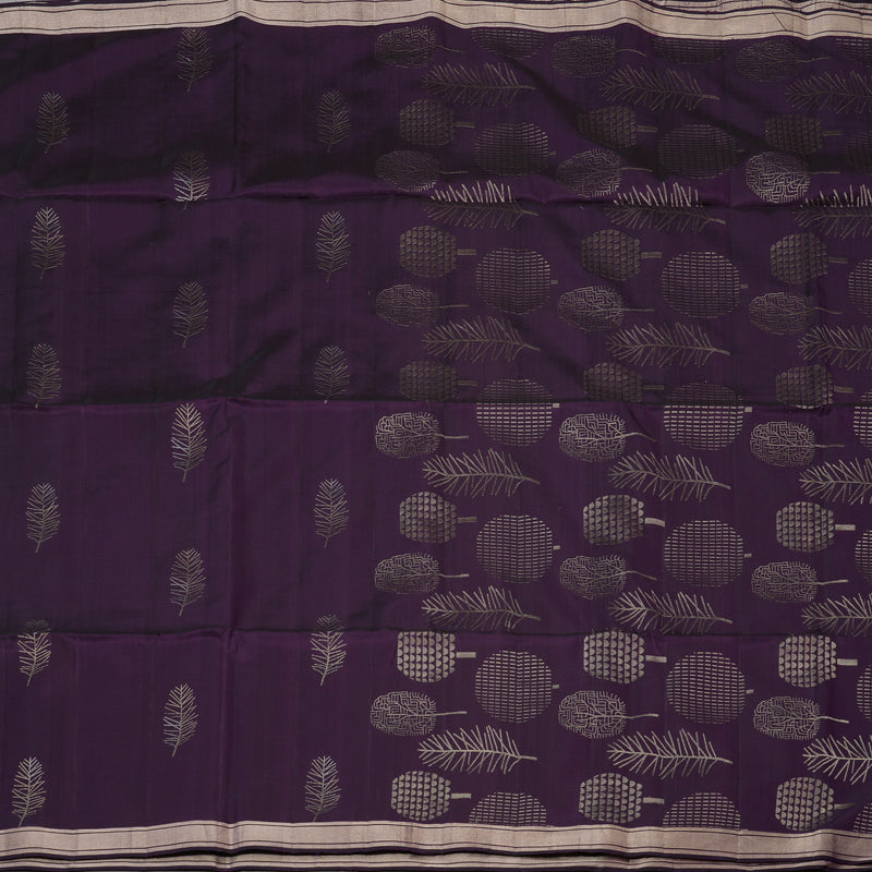 Hayagrivas Violet Handloom Soft Silk Saree KSBE84A5-1