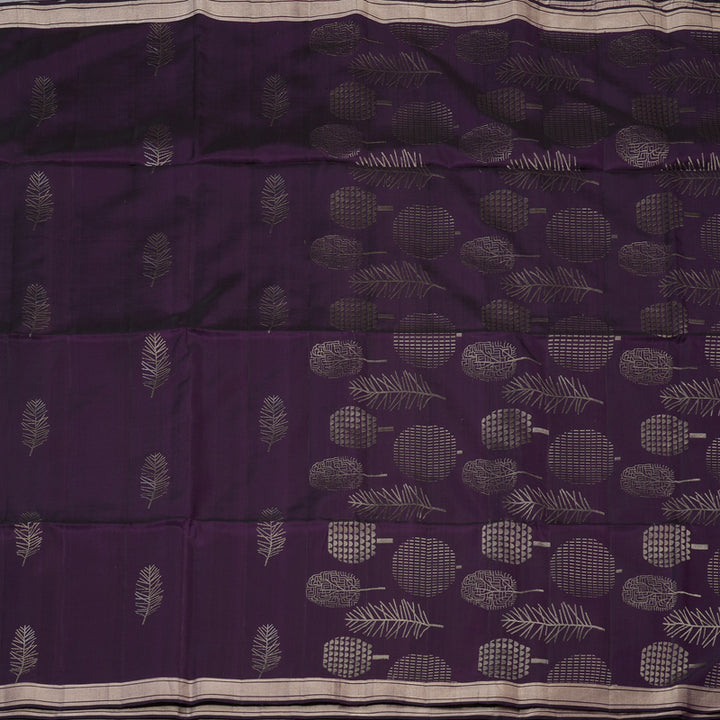 Hayagrivas Violet Handloom Soft Silk Saree KSBE84A5-1