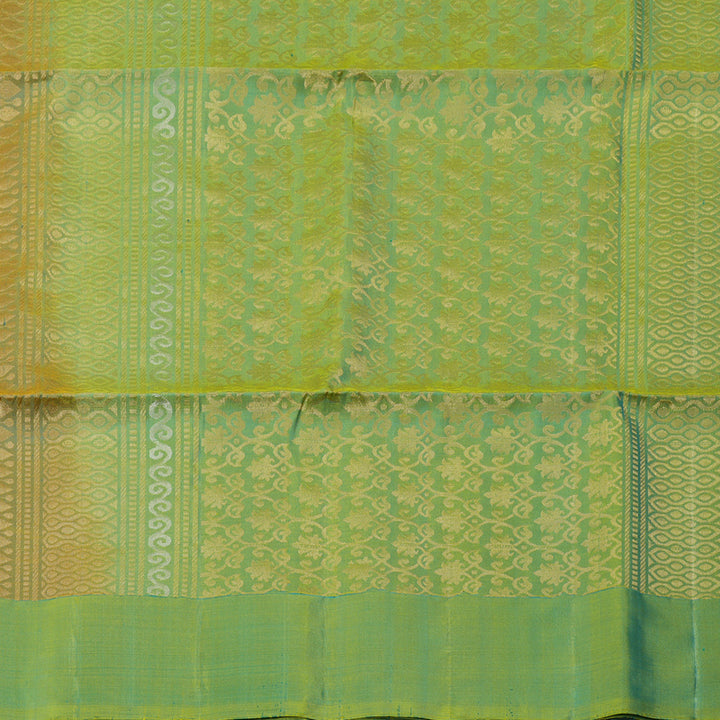 Hayagrivas Golden Yellow Handloom Soft Silk Saree KSBE85A19-1