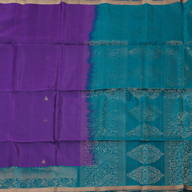 Hayagrivas Purple Handloom Soft Silk Saree KSBE85A50-1