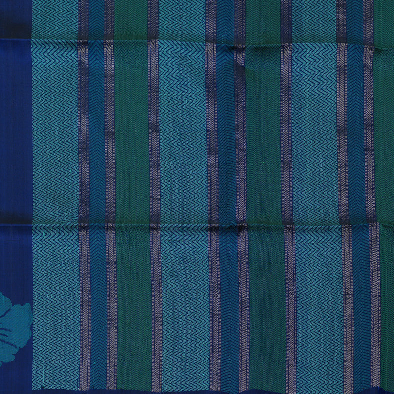 Hayagrivas Royal Blue Handloom Soft Silk Saree KSBE87A11-2