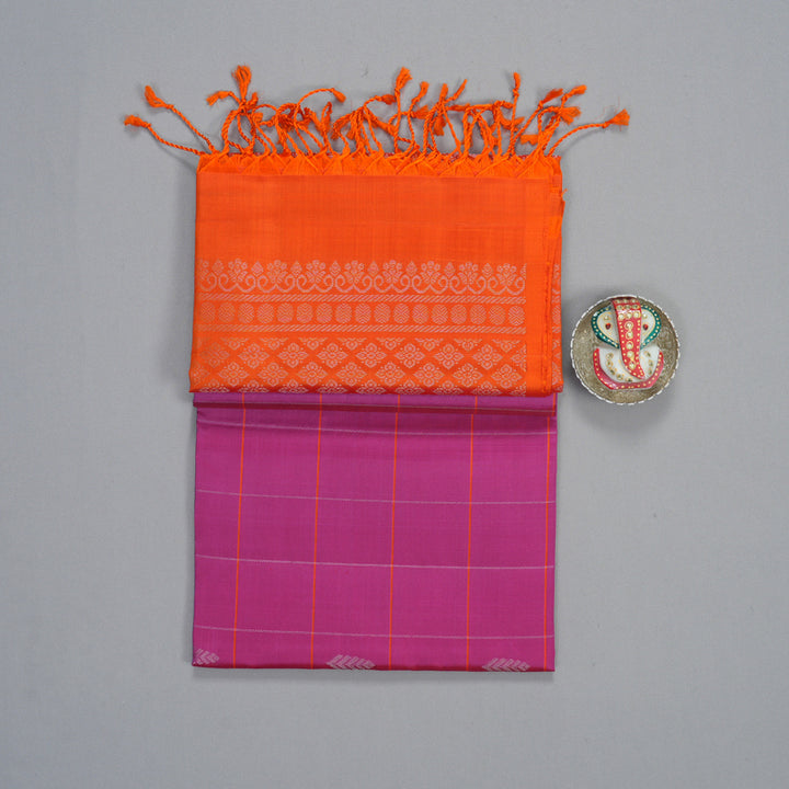 Hayagrivas Purple Handloom Soft Silk Saree KSBE87A8-1
