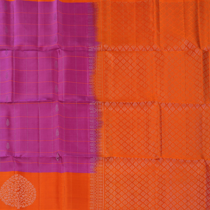 Hayagrivas Purple Handloom Soft Silk Saree KSBE87A8-1