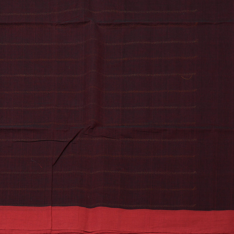 Hayagrivas Wine Maroon Handloom Cotton Saree KSBE89A11-1