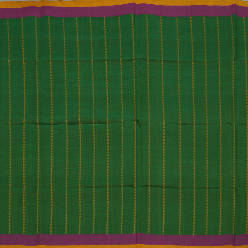 Hayagrivas Green Handloom Cotton Saree KSBE89A2-3
