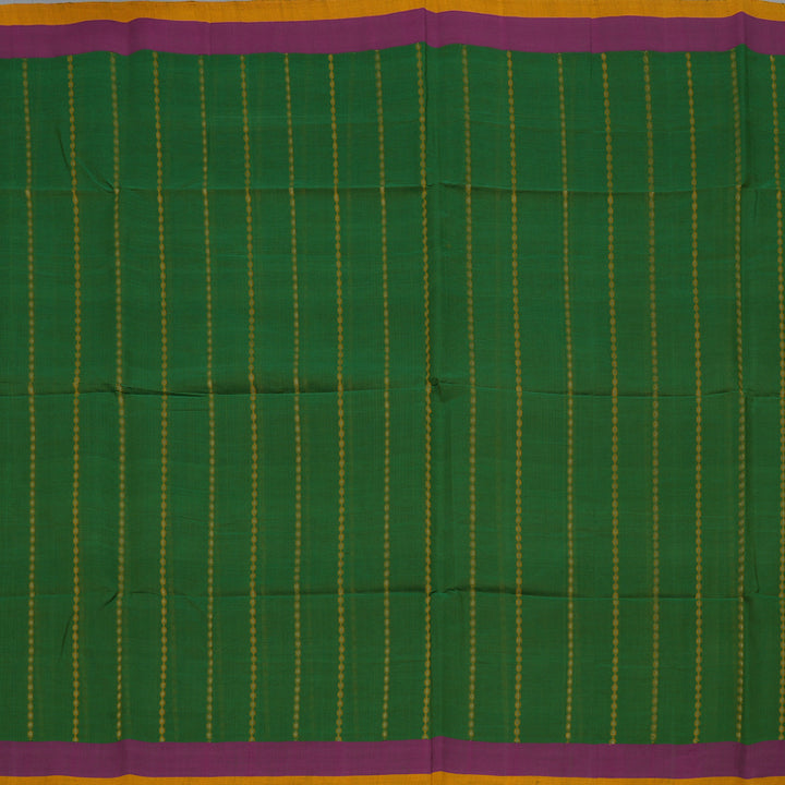 Hayagrivas Green Handloom Cotton Saree KSBE89A2-3