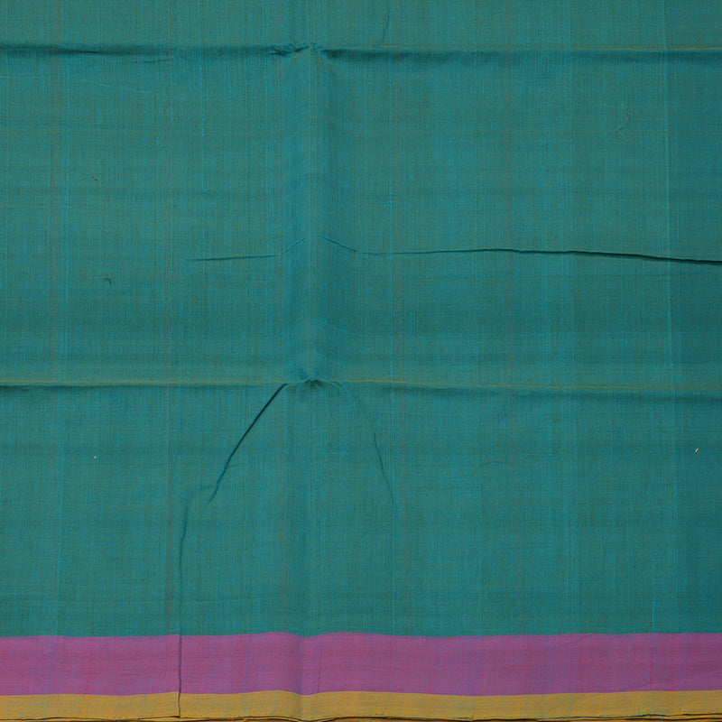 Hayagrivas Cyan Blue Handloom Cotton Saree KSBE89A2-4