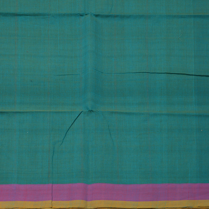 Hayagrivas Cyan Blue Handloom Cotton Saree KSBE89A2-4