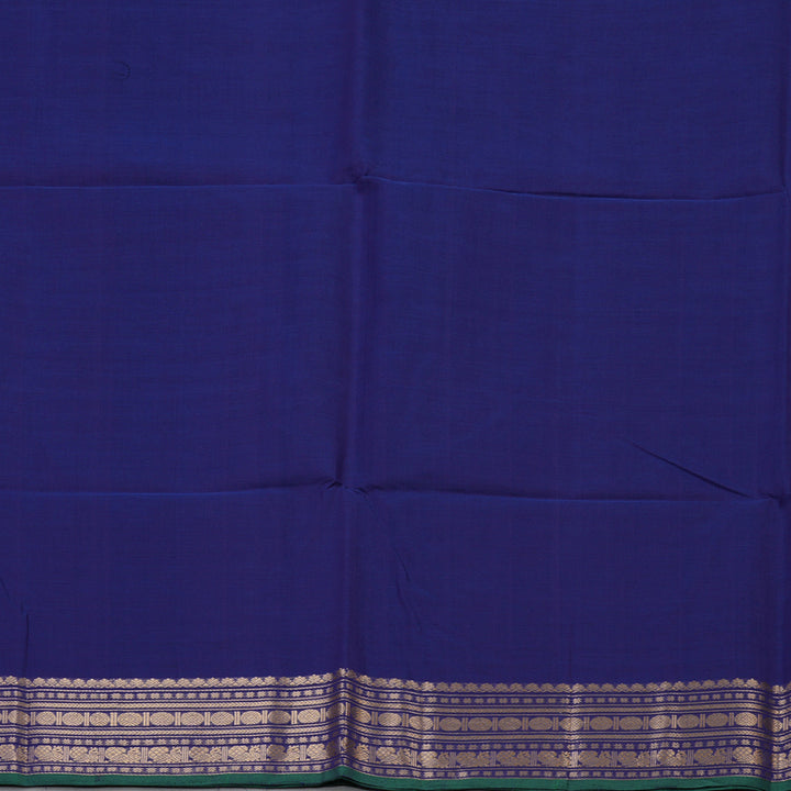 Hayagrivas Purplish-Blue Handloom Cotton Saree KSBE89A7-4