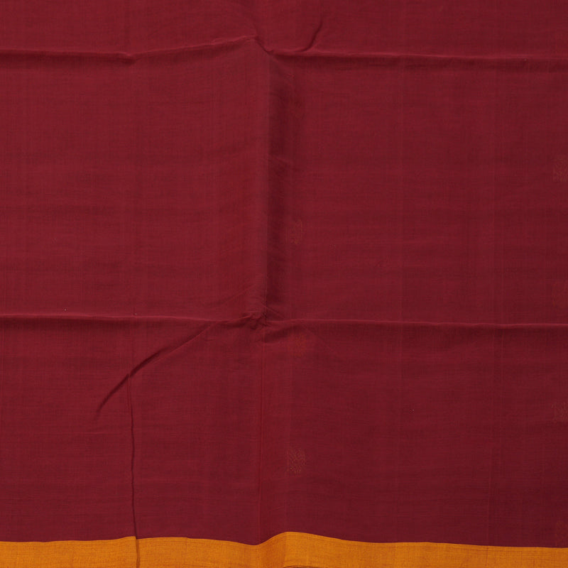 Hayagrivas Maroon Handloom Cotton Saree KSBE90A3-3