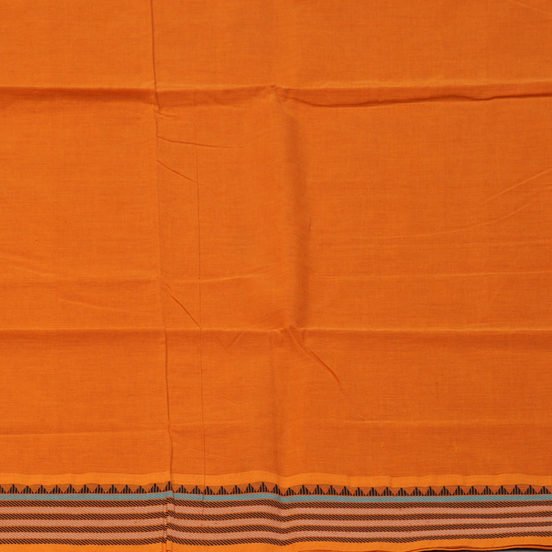 Hayagrivas Orange Handloom Cotton Saree KSBE90A5-5