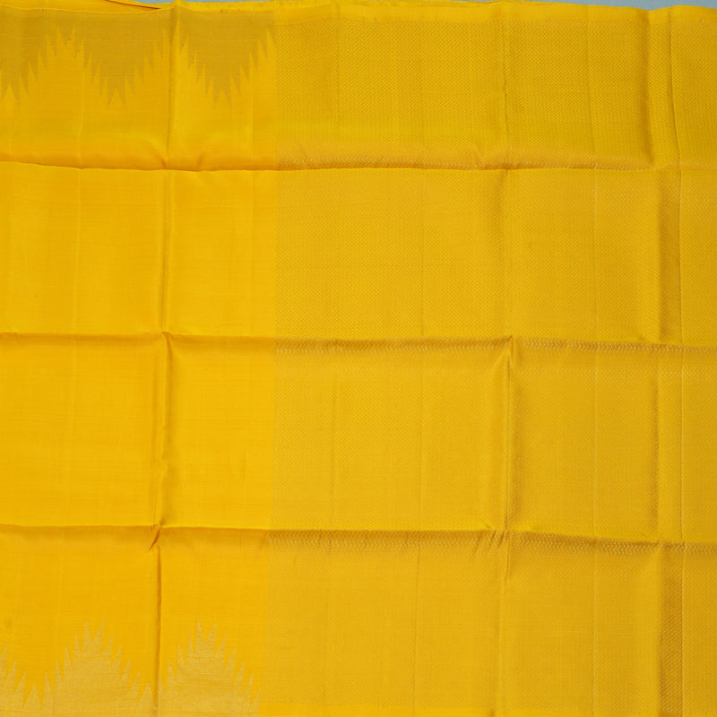 Hayagrivas Yellow Handloom Soft Silk Saree KSBE91A1-1