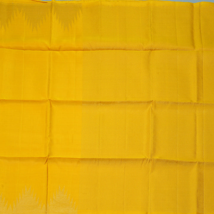 Hayagrivas Yellow Handloom Soft Silk Saree KSBE91A1-1
