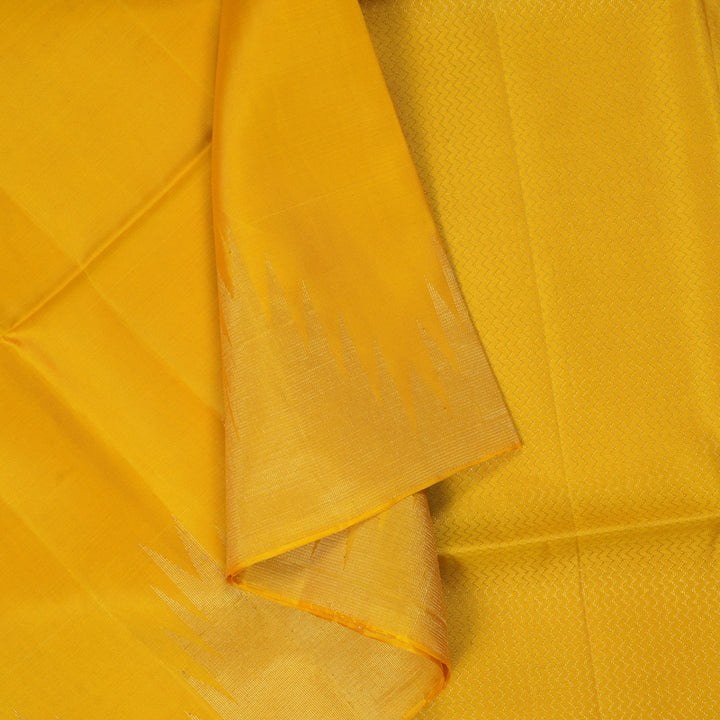 Hayagrivas Yellow Handloom Soft Silk Saree KSBE91A1-1