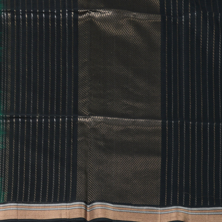 Hayagrivas Bottle Green Kora Silk Cotton Saree KSBE92A10-2