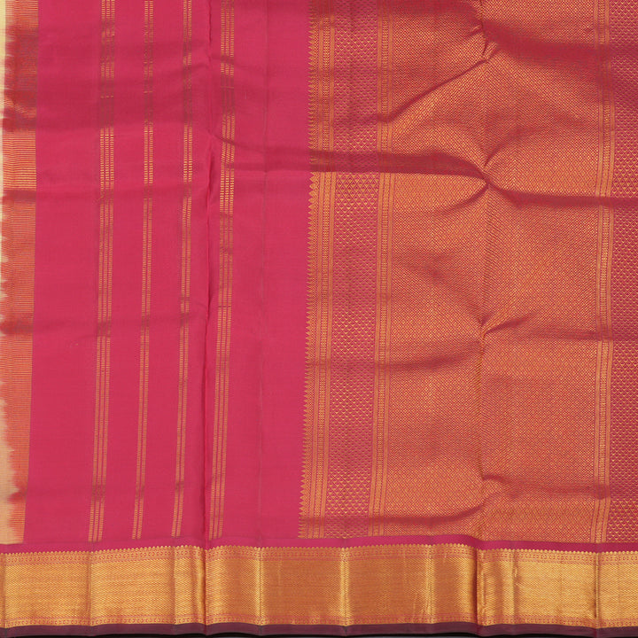 Hayagrivas Handloom Sandal Ten Yards Silk Saree KSBE96A11-1