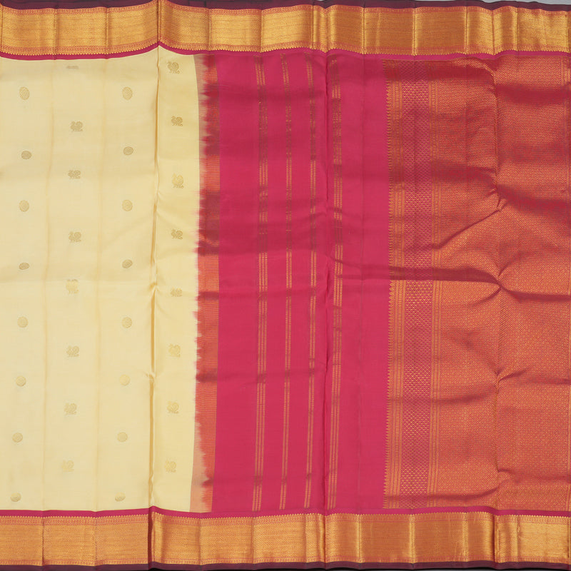 Hayagrivas Handloom Sandal Ten Yards Silk Saree KSBE96A11-1