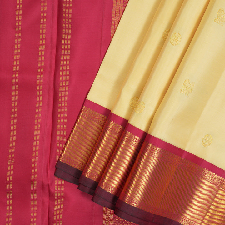 Hayagrivas Handloom Sandal Ten Yards Silk Saree KSBE96A11-1