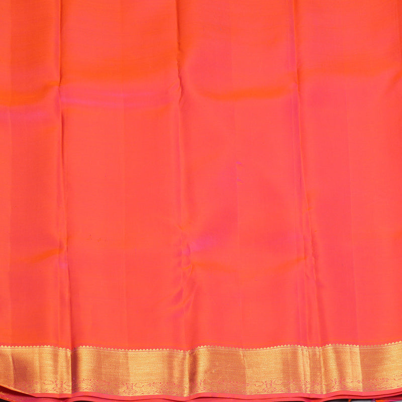 Hayagrivas Handloom Navy Blue & Bottle Green Checks Kanjivaram Silk Saree KSBE96A14-20