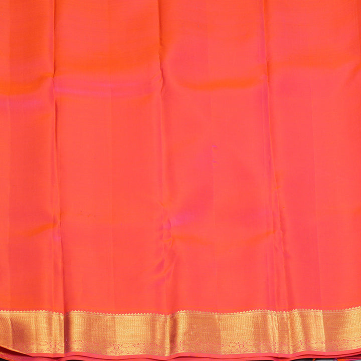 Hayagrivas Handloom Navy Blue & Bottle Green Checks Kanjivaram Silk Saree KSBE96A14-20