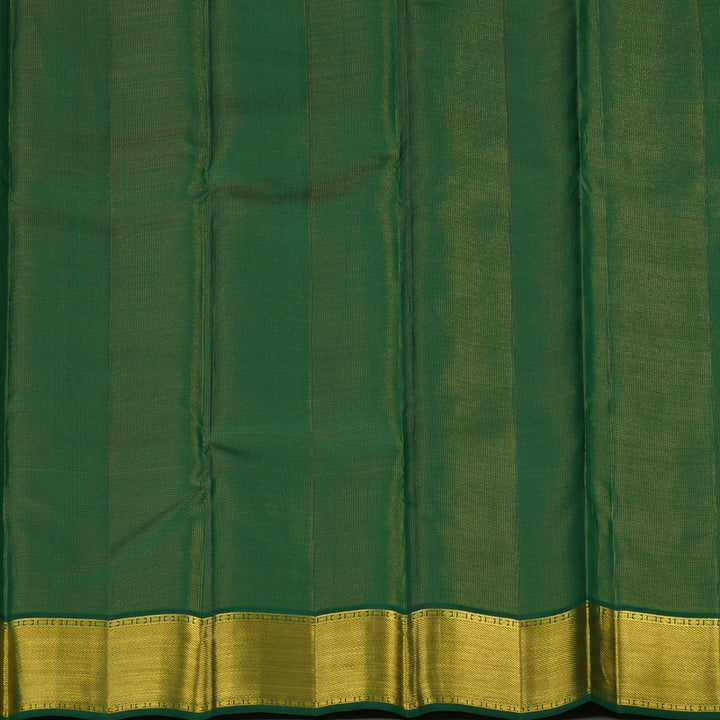 Hayagrivas Handloom Beige Kanjivaram Silk Saree KSBE96A15-1