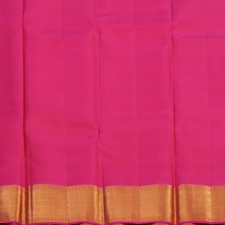 Hayagrivas Handloom Sandal Kanjivaram Silk Saree with Pink Border KSBE96A7-1