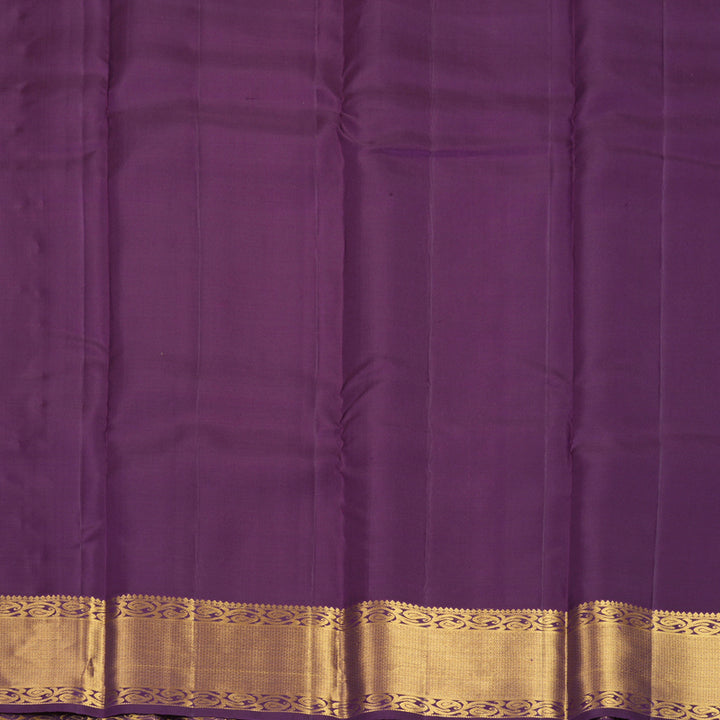 Hayagrivas Handloom Purple Kanjivaram Silk Saree KSBF528G1-3